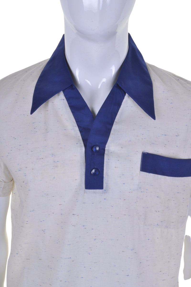 70s Dagger Collar Polo Shirt S - Minimum Mouse