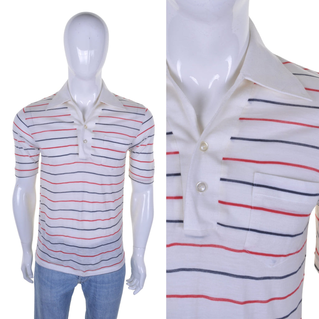 70s Dagger Collar Polo Shirt S - Minimum Mouse