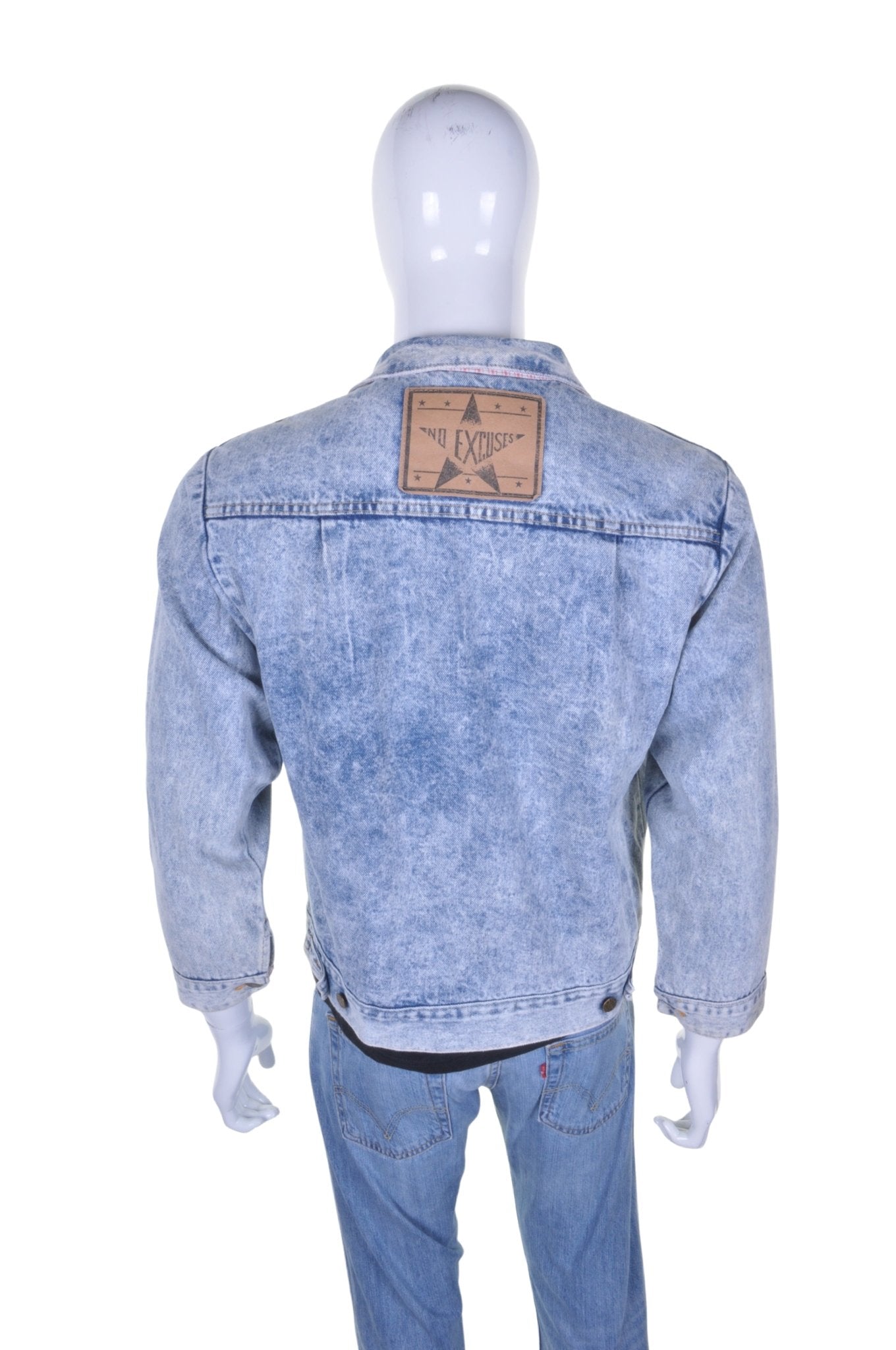 90s Acid Wash Denim Jacket M - Minimum Mouse