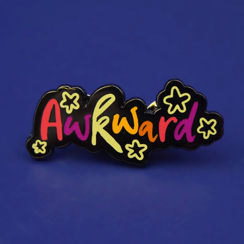 Awkward Enamel Lapel Pin Badge