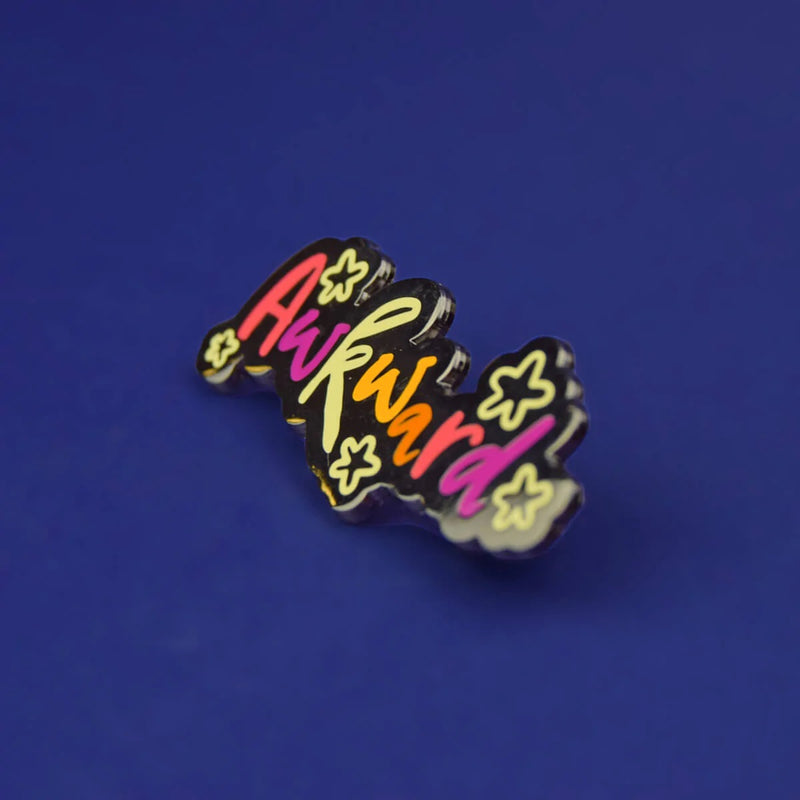 Awkward Enamel Lapel Pin Badge