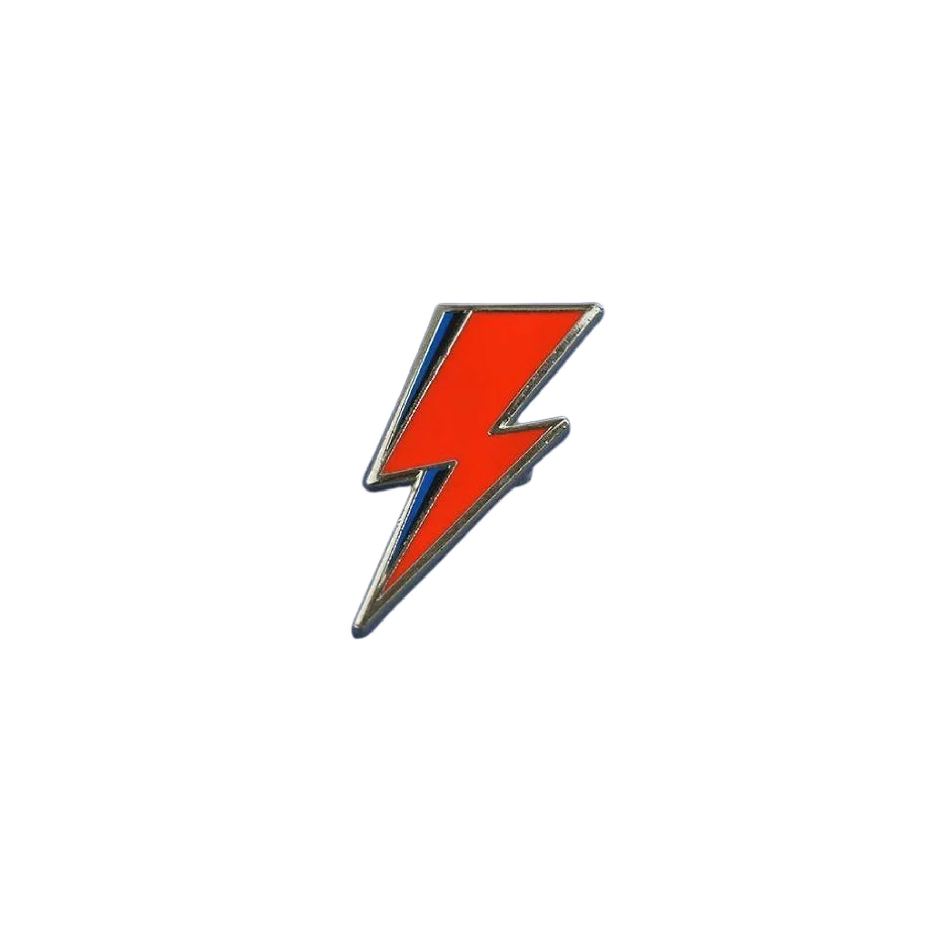 David Bowie Ziggy Stardust Lightning Bolt Lapel Pin Badge