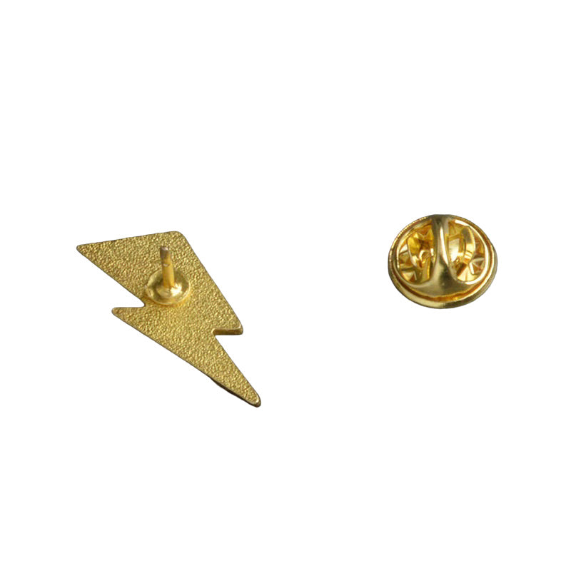 David Bowie Ziggy Stardust Lightning Bolt Lapel Pin Badge