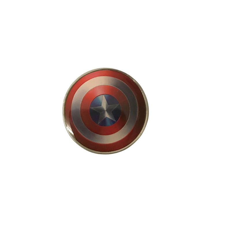Captain America Shield Pin Badges
