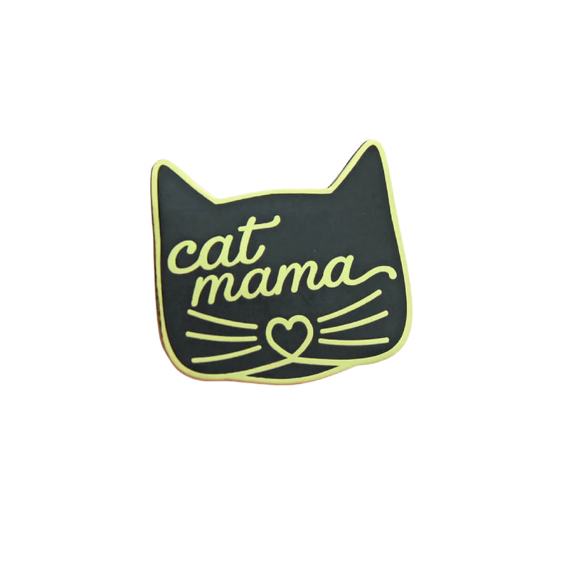 Cat Mama Enamel Lapel Pin Badge