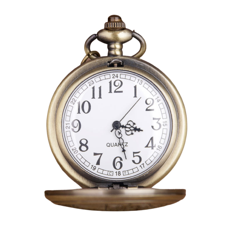 Chinese Dragon Quartz Pocket Watch