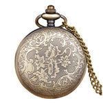 Chinese Dragon Quartz Pocket Watch