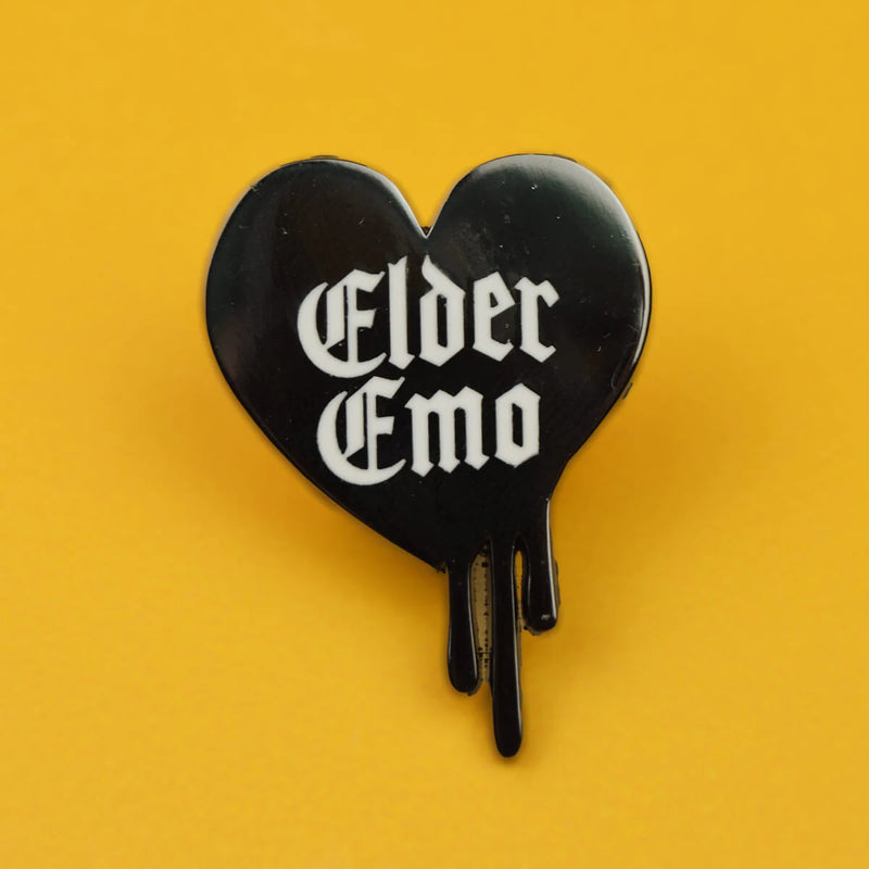 Elder Emo Pin Badge