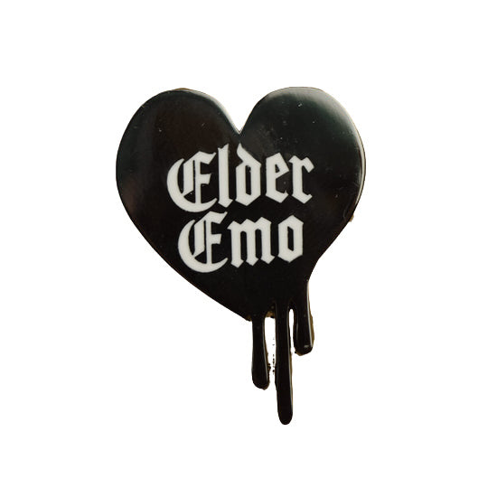 Elder Emo Pin Badge
