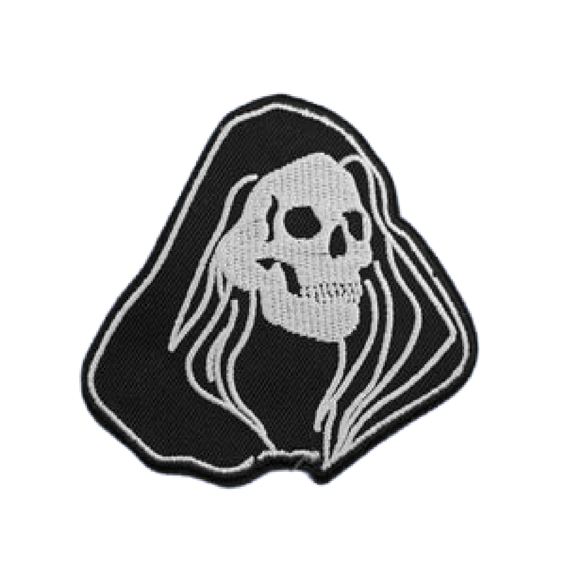 Grim Reaper Iron On Patch