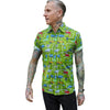 Short Sleeve Mod Car Print Shirt by Run and Fly