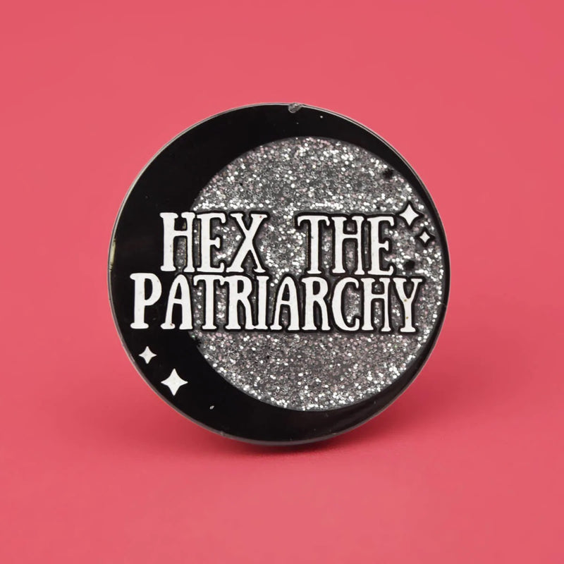 Hex The Patriarchy Enamel Lapel Pin Badge