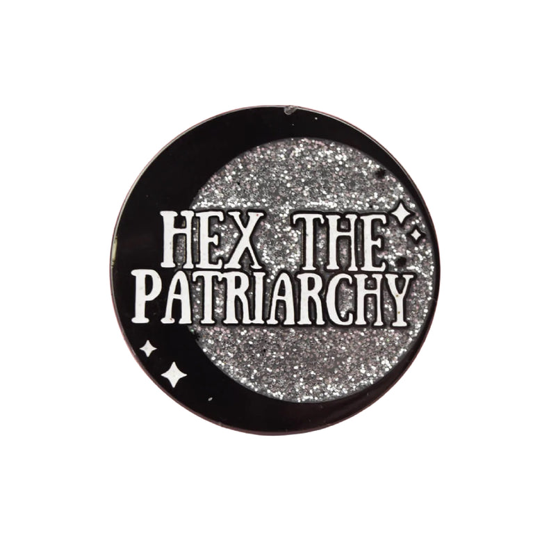 Hex The Patriarchy Enamel Lapel Pin Badge