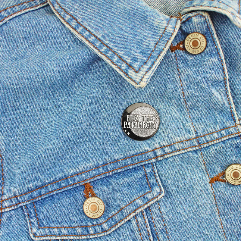 Hex The Patriarchy Enamel Lapel Pin Badge