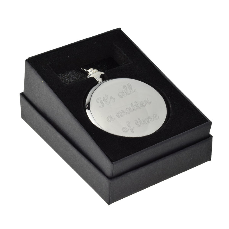 It's All a Matter Of Time Quartz Pocket Watch