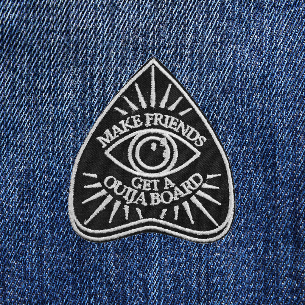 Make Friends, Get A Ouija Board Iron On Patch