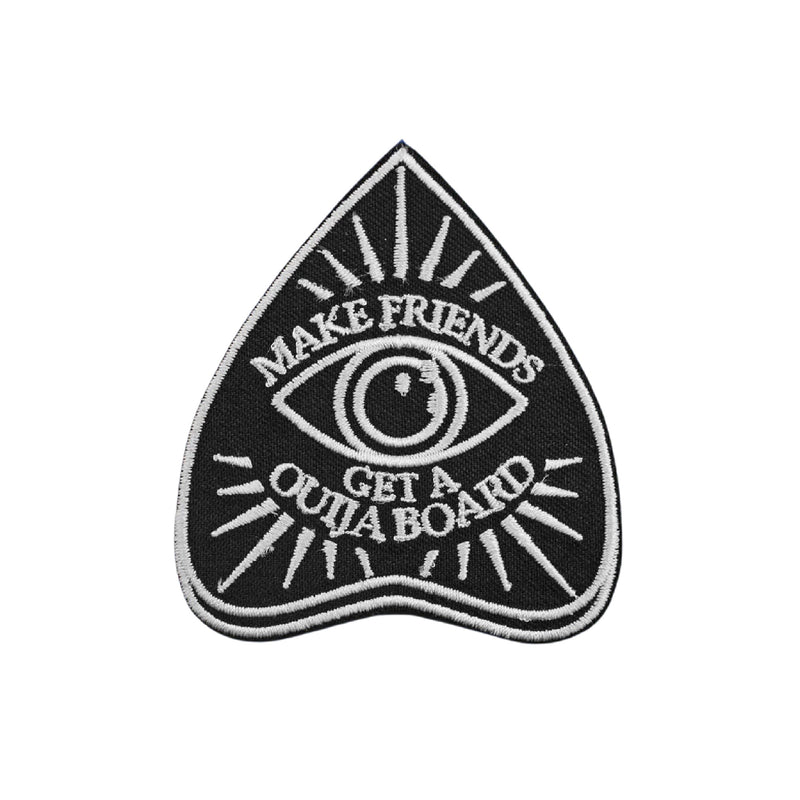 Make Friends, Get A Ouija Board Iron On Patch