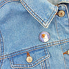 Not Aggressive Just Assertive Enamel Lapel Pin Badge