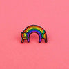 Rainbow Cat Enamel Lapel Pin Badge
