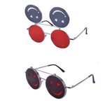SMILEY Flip Up Face Sunglasses