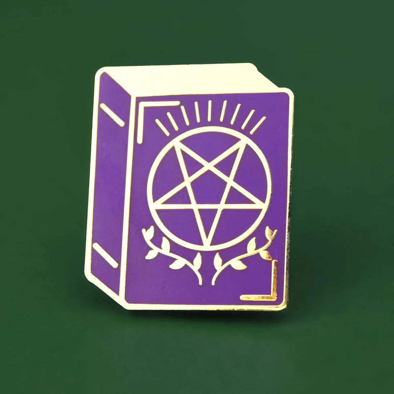 Spell Book Enamel Lapel Pin Badge
