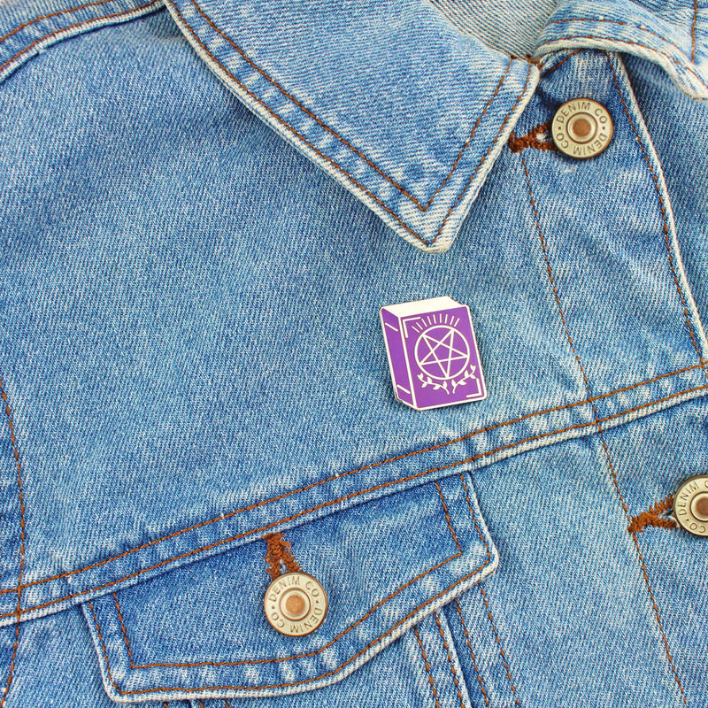 Spell Book Enamel Lapel Pin Badge