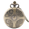 Steampunk Cog Dials Quartz Pocket Watch