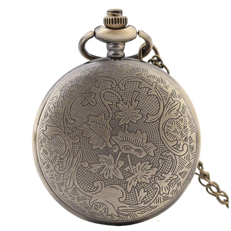 Steampunk Cog Dials Quartz Pocket Watch