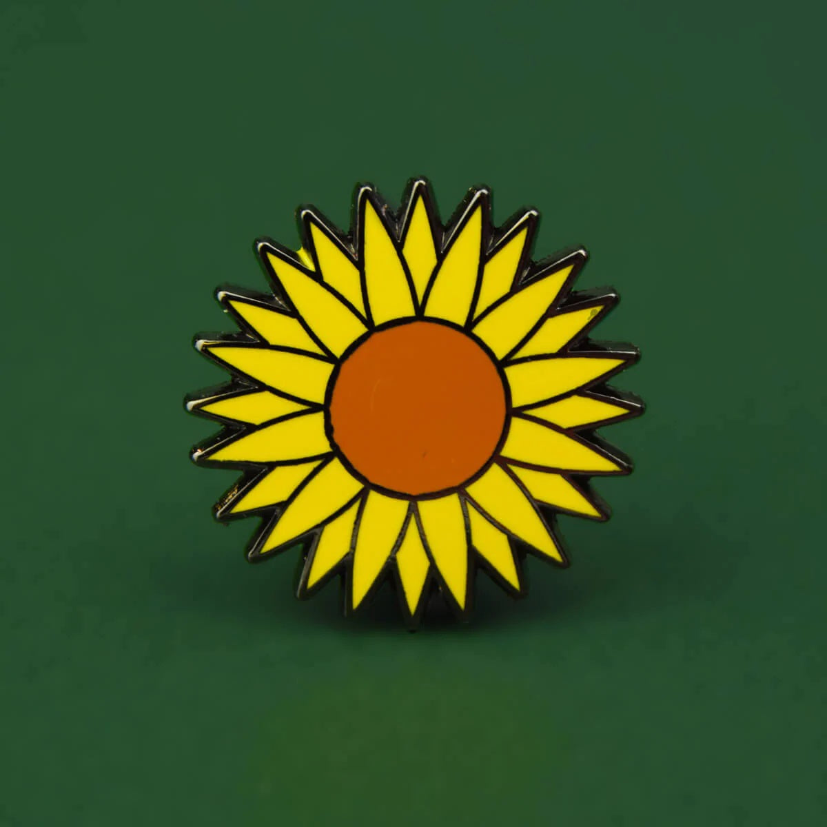 Sunflower Enamel Lapel Pin Badge