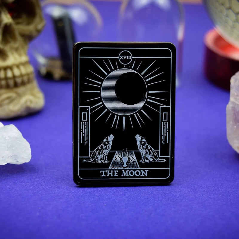 The Moon Tarot Card Pin Badge