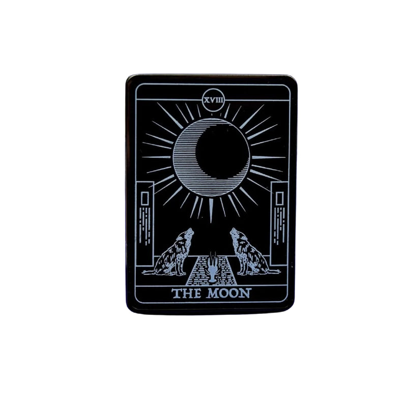 The Moon Tarot Card Pin Badge