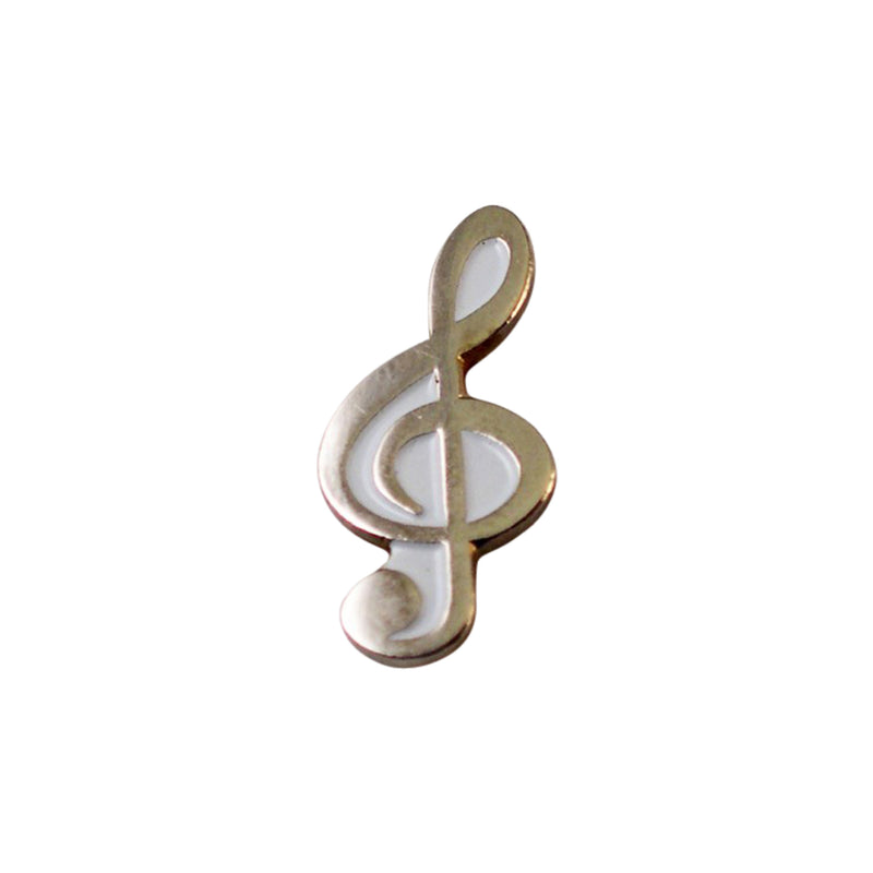 Treble Clef Pin Badge