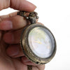 World Map Quartz Pocket Watch