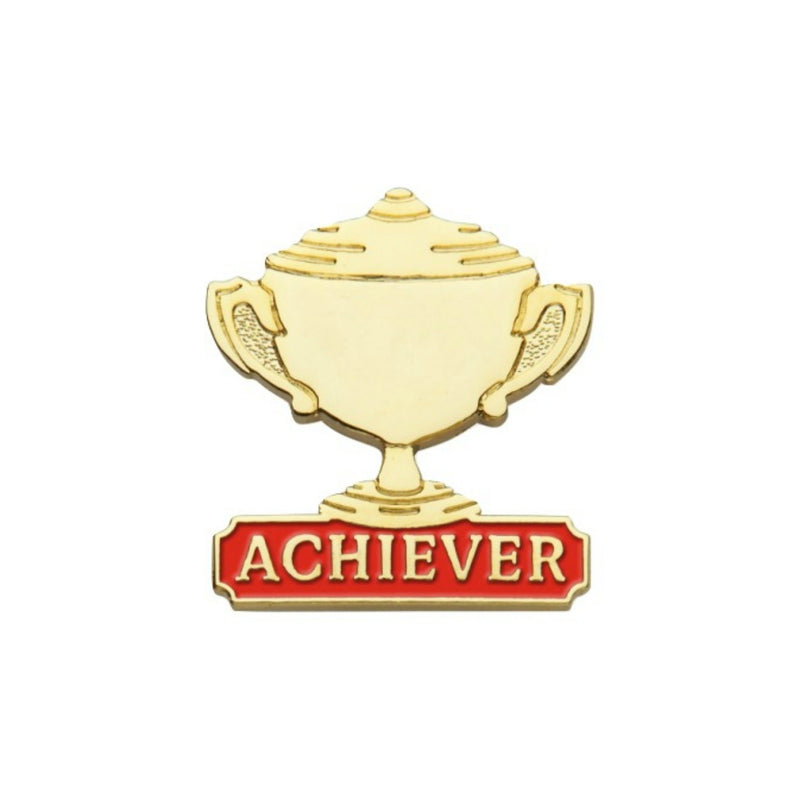 Achiever Metal Trophy Lapel Pin Badge - Minimum Mouse