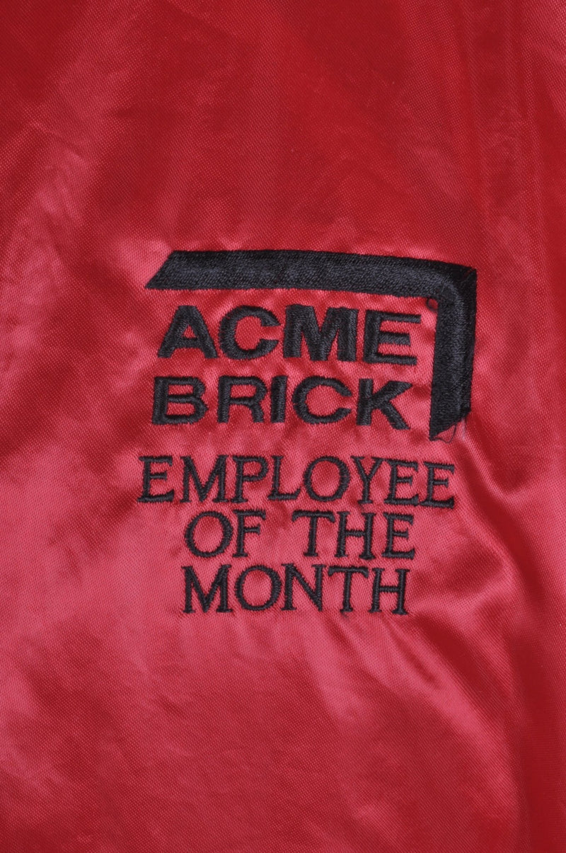 Acme Brick Co Satin Varsity Jacket XL - Minimum Mouse