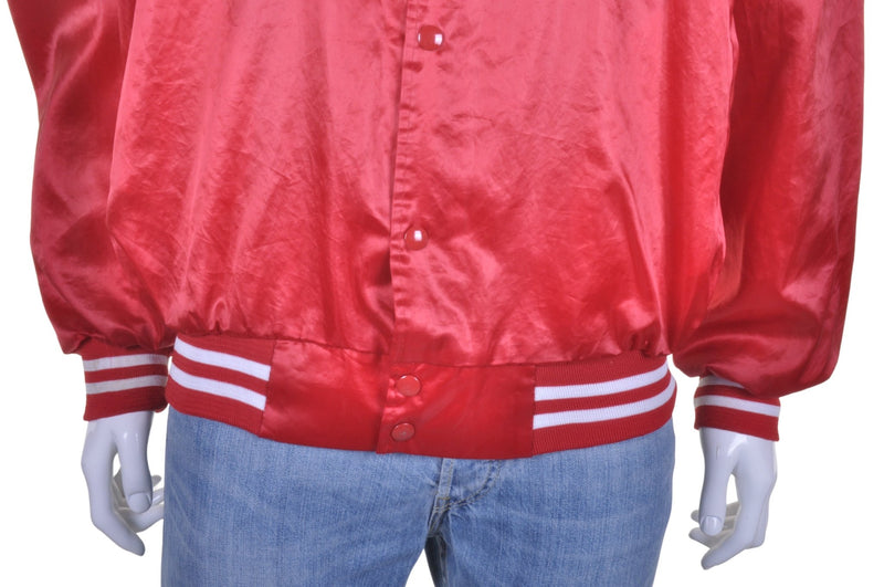 Acme Brick Co Satin Varsity Jacket XL - Minimum Mouse