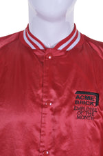 Acme Brick Co Satin Varsity Jacket XL - Minimum Mouse
