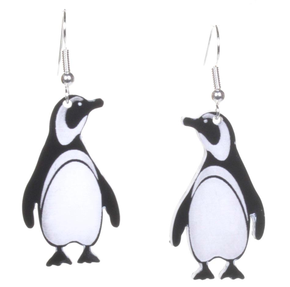 Acrylic Penguin Earrings by Love Boutique - Minimum Mouse
