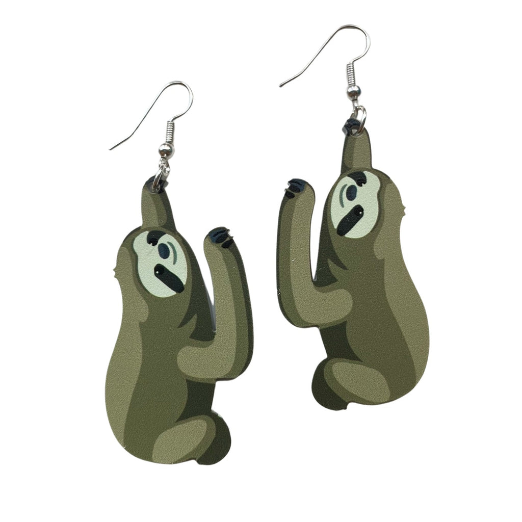 Acrylic Sloth Earrings by Love Boutique - Minimum Mouse