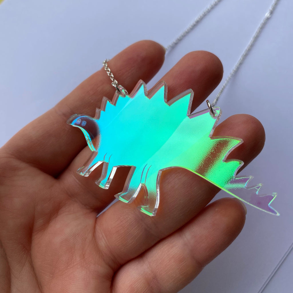 Acrylic Stegasaurus Necklace by Love Boutique - Minimum Mouse