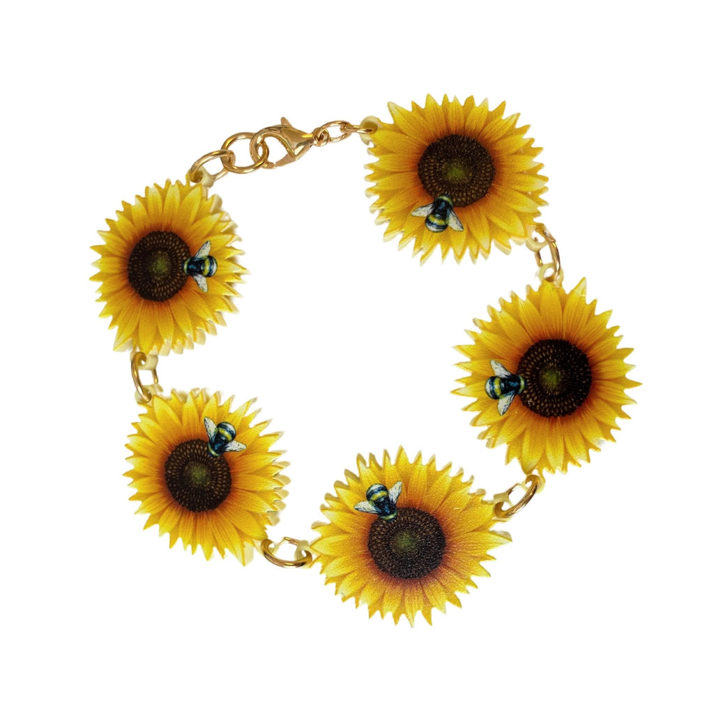 Acrylic Sunflowers Bracelet by Love Boutique - Minimum Mouse