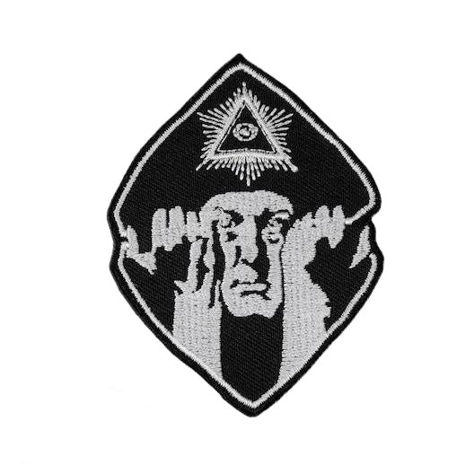 Aleister Crowley Iron On Patch - Minimum Mouse