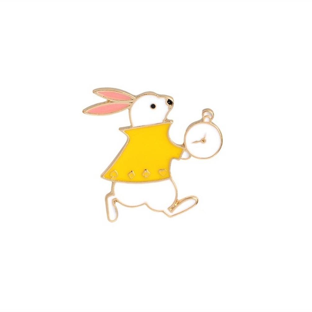 Alice In Wonderland White Rabbit Lapel Pin Badge - Minimum Mouse