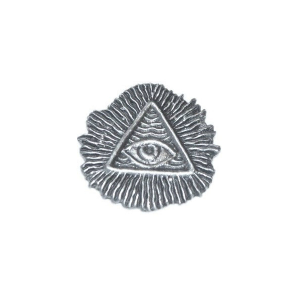 All Seeing Eye Pewter Lapel Pin Badge - Minimum Mouse