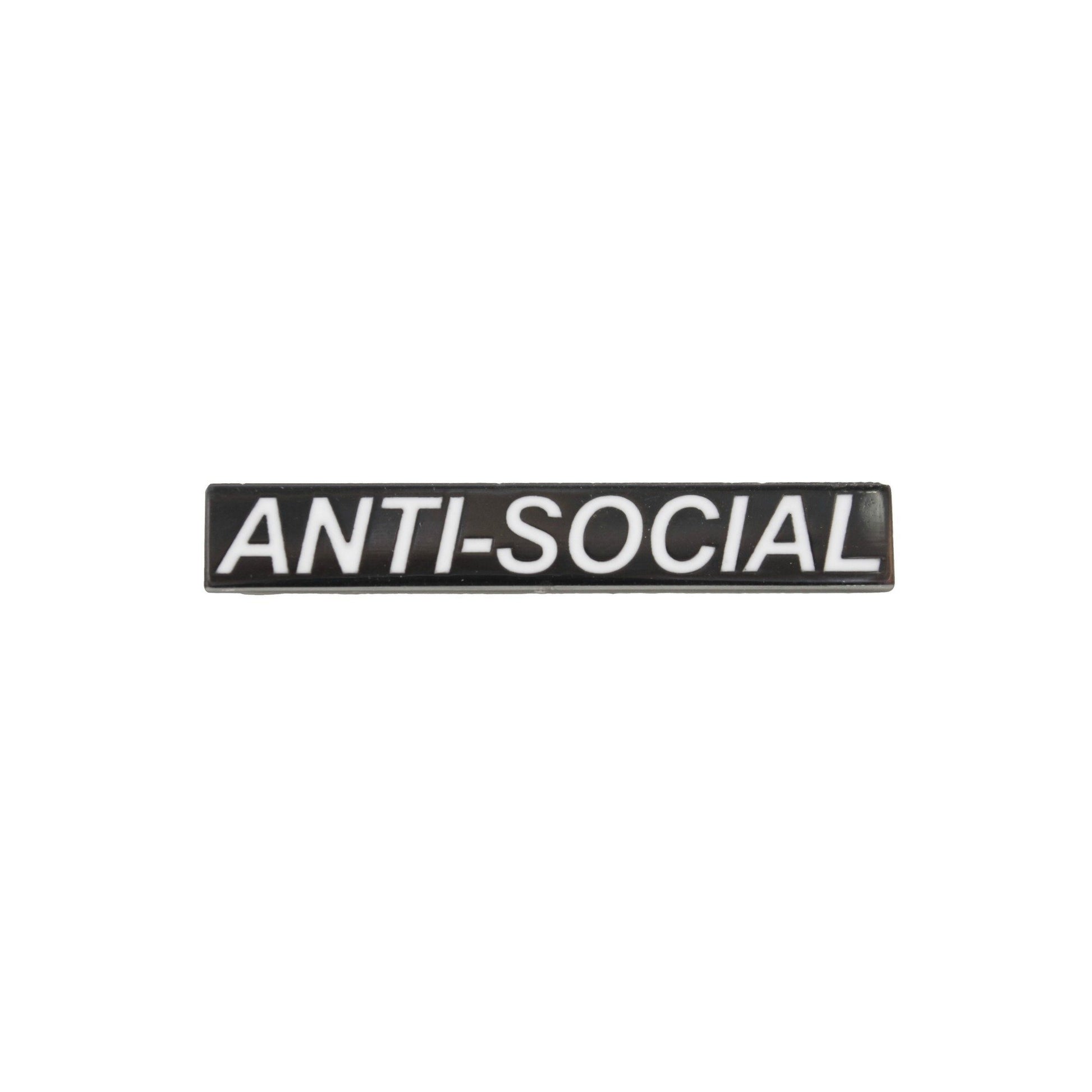 Anti Social Enamel Lapel Pin Badge - Minimum Mouse