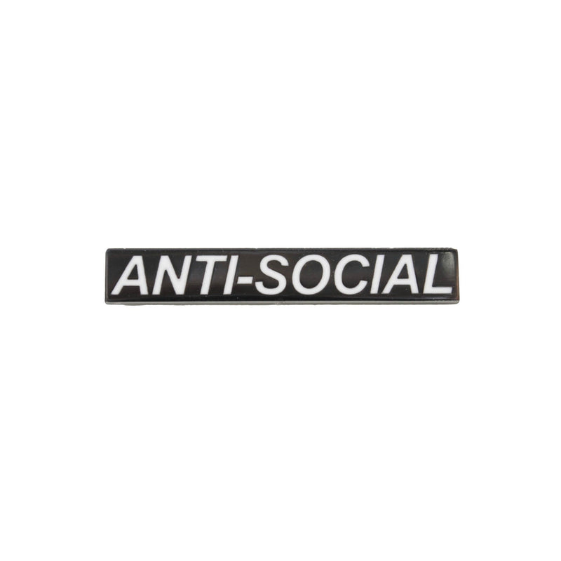 Anti Social Enamel Lapel Pin Badge - Minimum Mouse