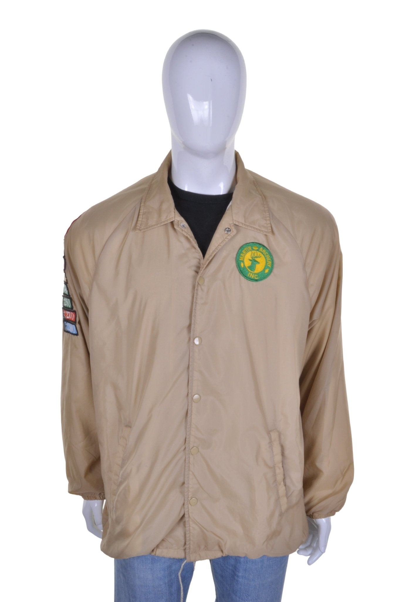 Archery Patches Varsity Jacket XL - Minimum Mouse