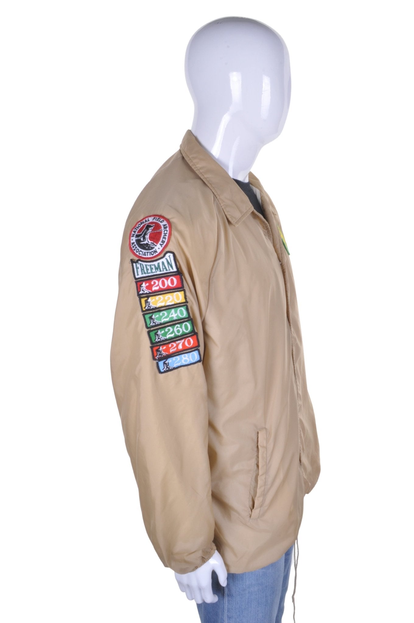 Archery Patches Varsity Jacket XL - Minimum Mouse