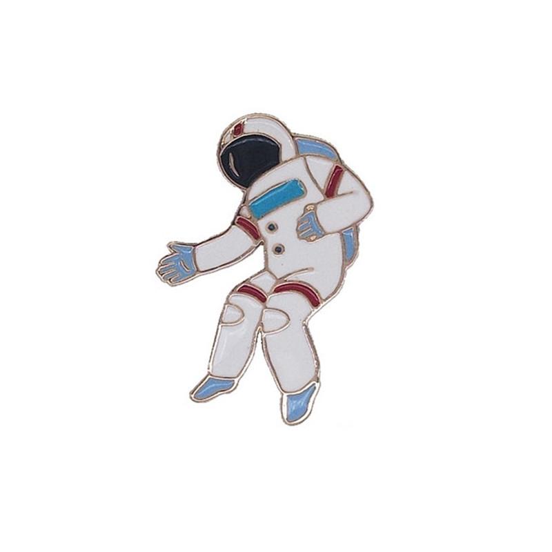 Astronaut Enamel Space Lapel Pin Badge - Minimum Mouse