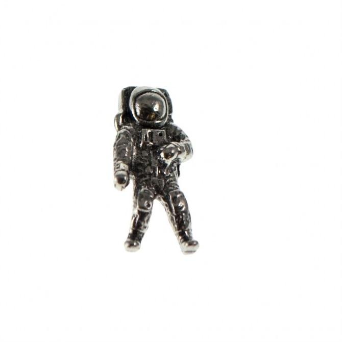 Astronaut Pewter Space Lapel Pin Badge - Minimum Mouse